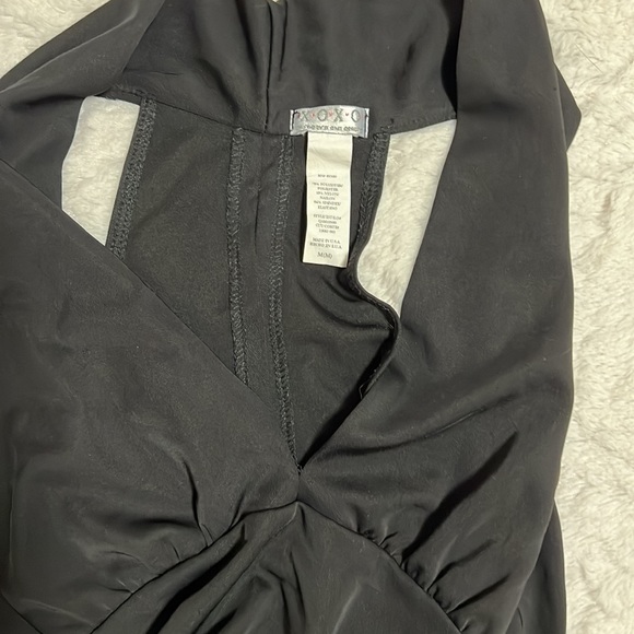 Vintage XOXO halter top, black,size M - Picture 3 of 3